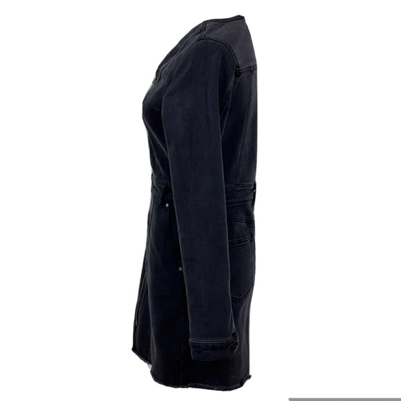 Tinsel Town denim dress Medium long sleeve full zip - Picture 4 of 12